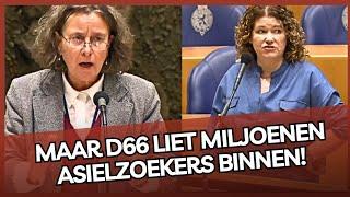 Faber pakt D66 aan! D66 liet zelf MILJOENEN asielzoekers binnen!