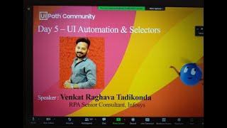 RPA Developer Workshop Day 5 - UI Automation & Selectors in UiPath by Raghava Tadikonda