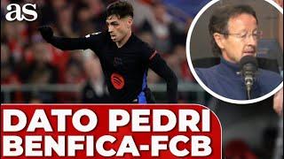 El DATO de PEDRI ante el BENFICA que muestra el jugador que es: "Corre con sentido"