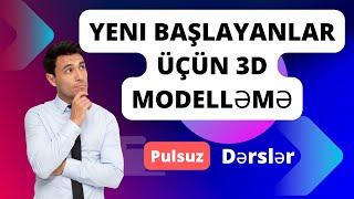 3ds Max Dərsləri #1 İnterfeys - Yeni Başlayanlar üçün 3D Modelləmə