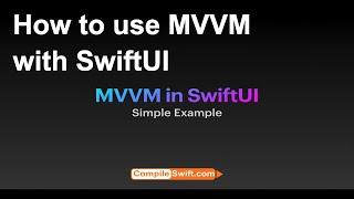 Using MVVM with SwiftUI