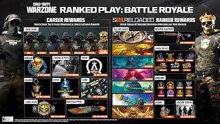 All Warzone RANK PLAY REWARDS showcase!