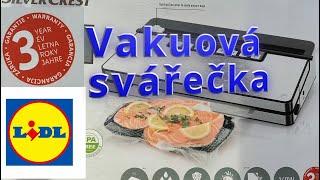 SILVERCREST Vakuová svářečka fólií SVEB 160 B2 #Lidl #svařovačka #vakuovačka