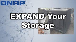 How to Add a Drive and EXPAND your VOLUME on a QNAP NAS Server