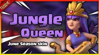 New Skin - Jungle Queen June season skin 2021 | Jungle Queen coc | Clash Of Clans