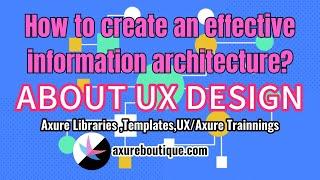 About UX design: How to create an effective information architecture?