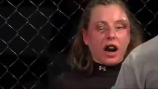 Man vs Woman MMA fight result (Yikes)