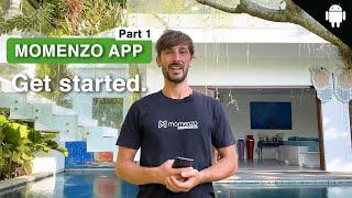 Step 1/3 (Android) - How to record your first listing video with Momenzo App?