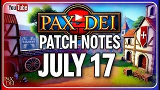 Pax Dei Patch Notes - T2 Hides FIXED! 17.07.24