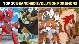 Top 20 Branched Evolution Pokemon | Ranking Every Branched evolution Pokemon | Hindi |