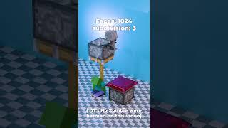 Blender: Minecraft Cloth Simulation ‼️