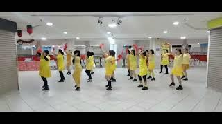 Gongxi Dajia Fa Da Cai 2025 Line Dance - Demo By D'Sisters & Friends LDG @melikejenny262