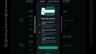 Hurry up! Create WhatsApp Channel. #Shorts #WhatsApp #WhatsAppChannel @WhatsApp