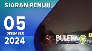 20 Penumpang Berdepan Detik Cemas, Bas Terbalik | Buletin TV9, 5 Disember 2024