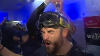 VIDEO: Kansas City Royals locker room celebration following series win in Baltimore