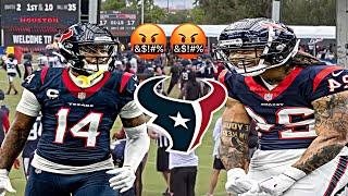 Texans *FIGHT* Training Camp DAY 1 HIGHLIGHTS: Derek Stingley & Dalton Schultz gets into SCUFFLE 