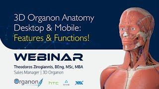 3D Organon Anatomy Desktop & Mobile: Mobile Features & Functions!