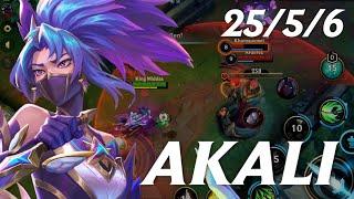 HOW TO SNOWBALL AS AKALI -- WILD RIFT CARRY GAMEPLAY