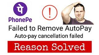 PhonePe Auto Top Up Remove Failed | Solved | Failed to Remove AutoPay in PhonePe @NoorsOnline