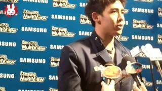 [Fancam]111005 Nichkhun Thai press Interview1