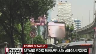 Aduh, sebuah Video Tron di Jaksel menayangkan video porno - iNews Petang 30/09