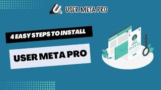 How to Install WordPress Plugin User Meta Pro