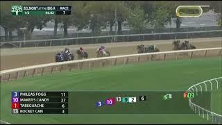 Phileas Fogg Wins at Belmont at the Big A