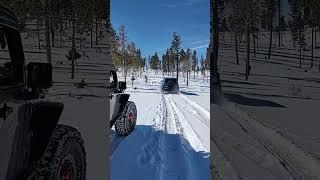 Snow Wheeling in the Rocky Mountains in Wyoming. #snow #snowday #jeep