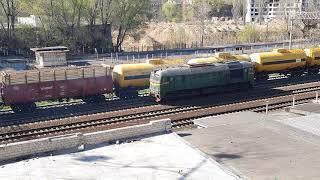 Полузакрытая УЗ: грузовой поезд под ВЛ80 с толкачом и проскочивший М62