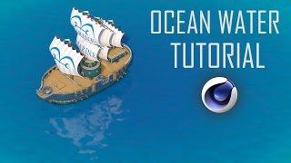 Ocean Water in Cinema4D ~ Tutorial