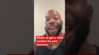 Best place to get a 1-800 number for your business