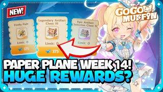 Paper Plane Week 14! Is It Worth It? Artifact Energy & Rewards Breakdown | Go Go Muffin