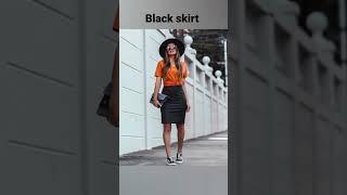 How to wear a black skirt? / Como usar falda negra ? #howtowear #blackskirt #skirt #black #look