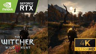 4K The Witcher 3 Next-Gen RT ON Ultra+ vs Old-Gen Modded | Graphics Comparison 2023 RTX3090