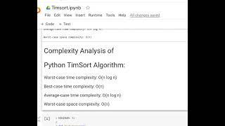 Algoholic.  Timsort algorithm. Python implementation. #python , #pythoncode , #timsort, #algoholic