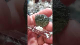 Moldavite & Quartz 4 Gina