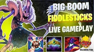 Fiddesticks Big Boom Damage vs Good Enemies! - Wild Rift HellsDevil Plus Gameplay