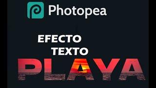 Photopea tutorial  EFECTO TEXTO #photopea #photoshop #tutorial #diseñografico