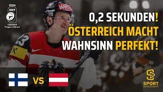 Buzzerbeater: Nur 0,2 Sek. vor Schluss! Österreich vs. Finnland | SDTV Eishockey