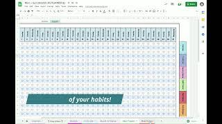 Fully Editable Digital Life Planner | Google Sheets Template