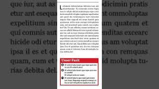 InDesign: Absatzrahmen in einem Fazit