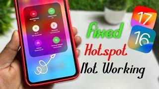 iPhone Hotspot Not Working | Personal Hotspot Not Working in iPhone | Fix iPhone Hotspot Not Working