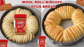 WOOL ROLL BISCOFF LOTUS BREAD!! Super empuk!!