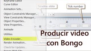 Tutorial Rhino 3D | Animación con Bongo | Producir un video