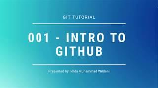 001 -  Intro to Github