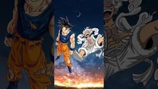 Goku vs Luffy #goku #luffy #dragonball #onepiece