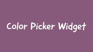 55. Color Picker Widget In Odoo 15 || Color Field in Odoo || Odoo 15 Development Tutorials