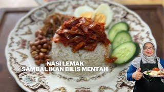 Nasi Lemak Sambal Ikan Bilis Mentah | Rahsia Sambal Nasi Lemak Sedap |