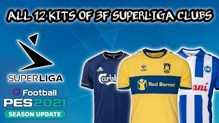 TOP & BEST KITS PES 2021 MOBILE | ALL 12 3F SUPERLIGA CLUBS