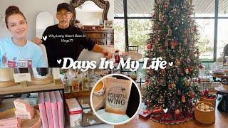 Days In The Life | Cozy Festive Mornings, Haul, & Books We Want to Finsih Before New Year!